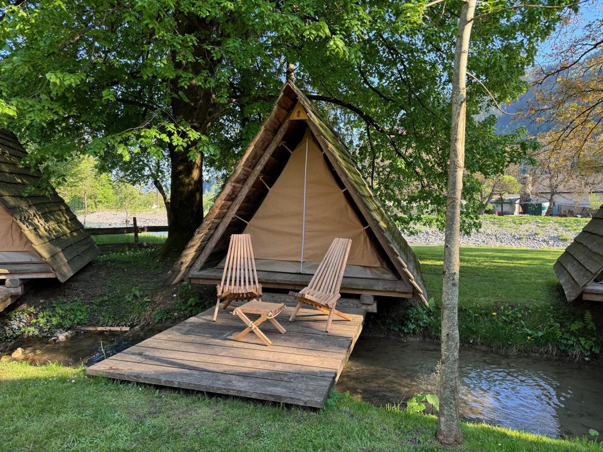Hotel Kamp Na Otoku - Ljubno Ob Savinji Exterior foto