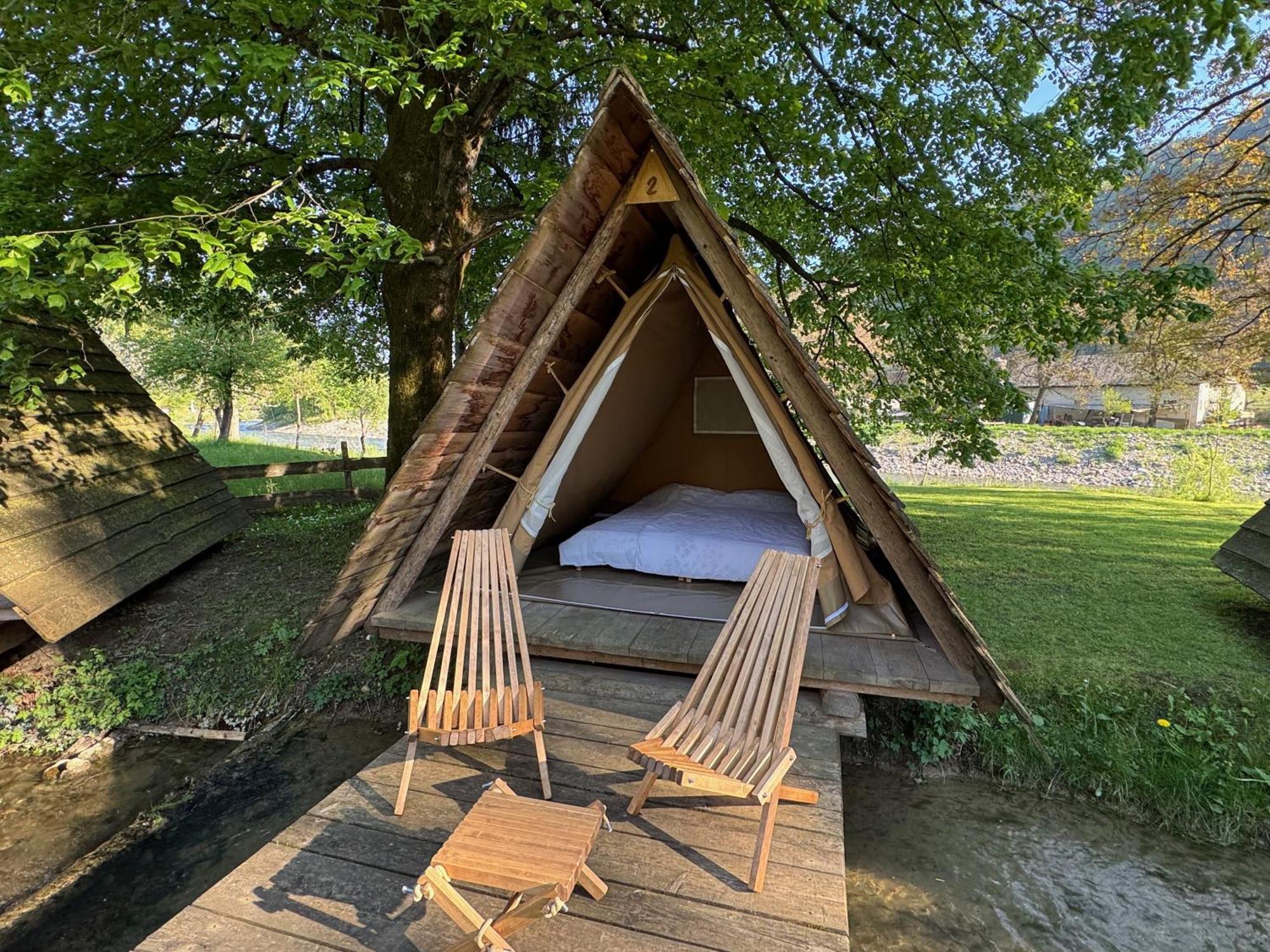 Hotel Kamp Na Otoku - Ljubno Ob Savinji Exterior foto